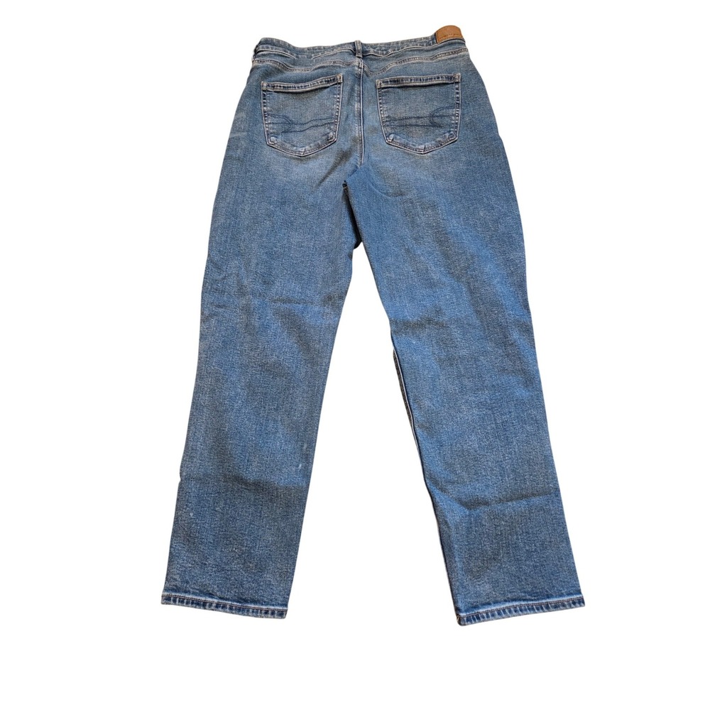 American Eagle Outfitters‎ Women's Jeans Medium Wash Ripped Distressed Size 14 - Picture 7 of 7